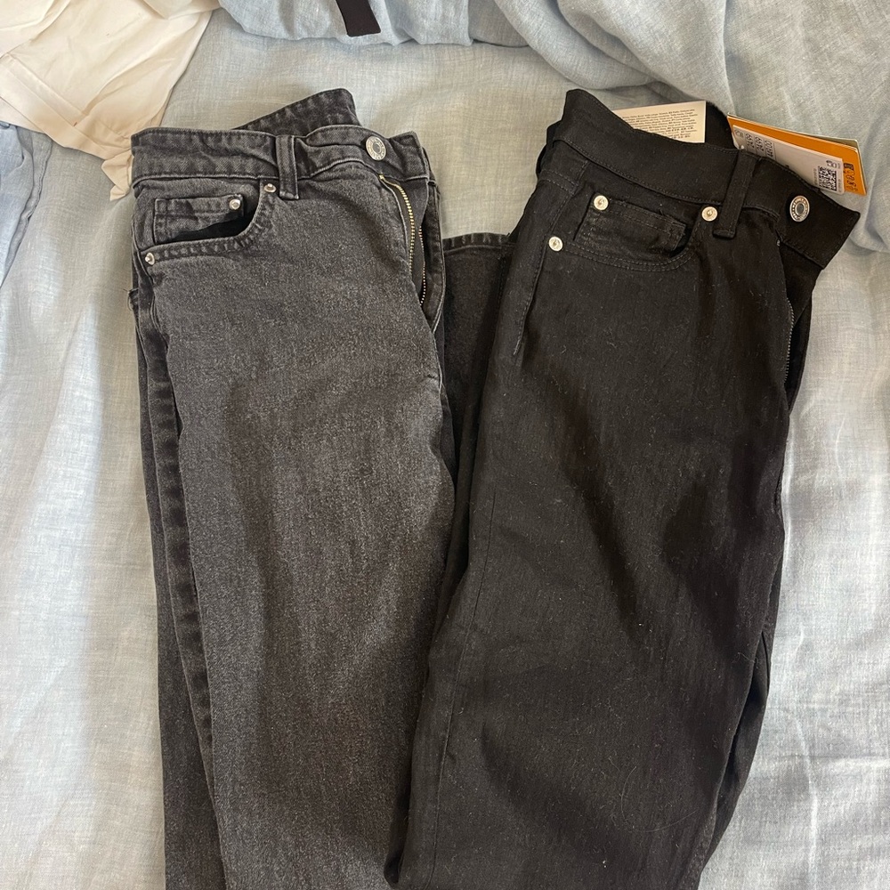2for1 Black and Gray Jeans
